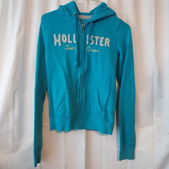 Blue Hollister Jacket Small - Picture 1 of 4